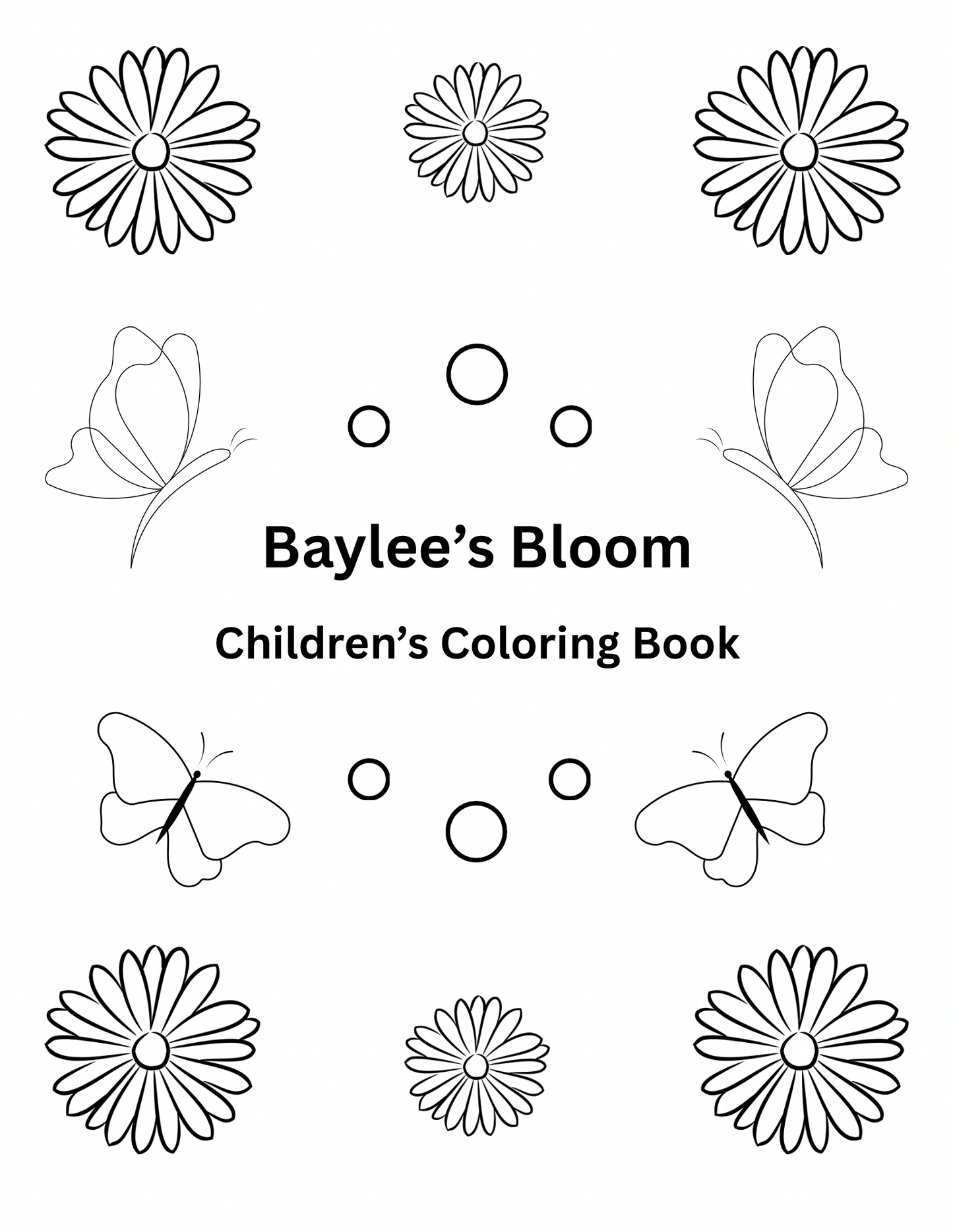 Children’s Coloring Book - Printable PDF