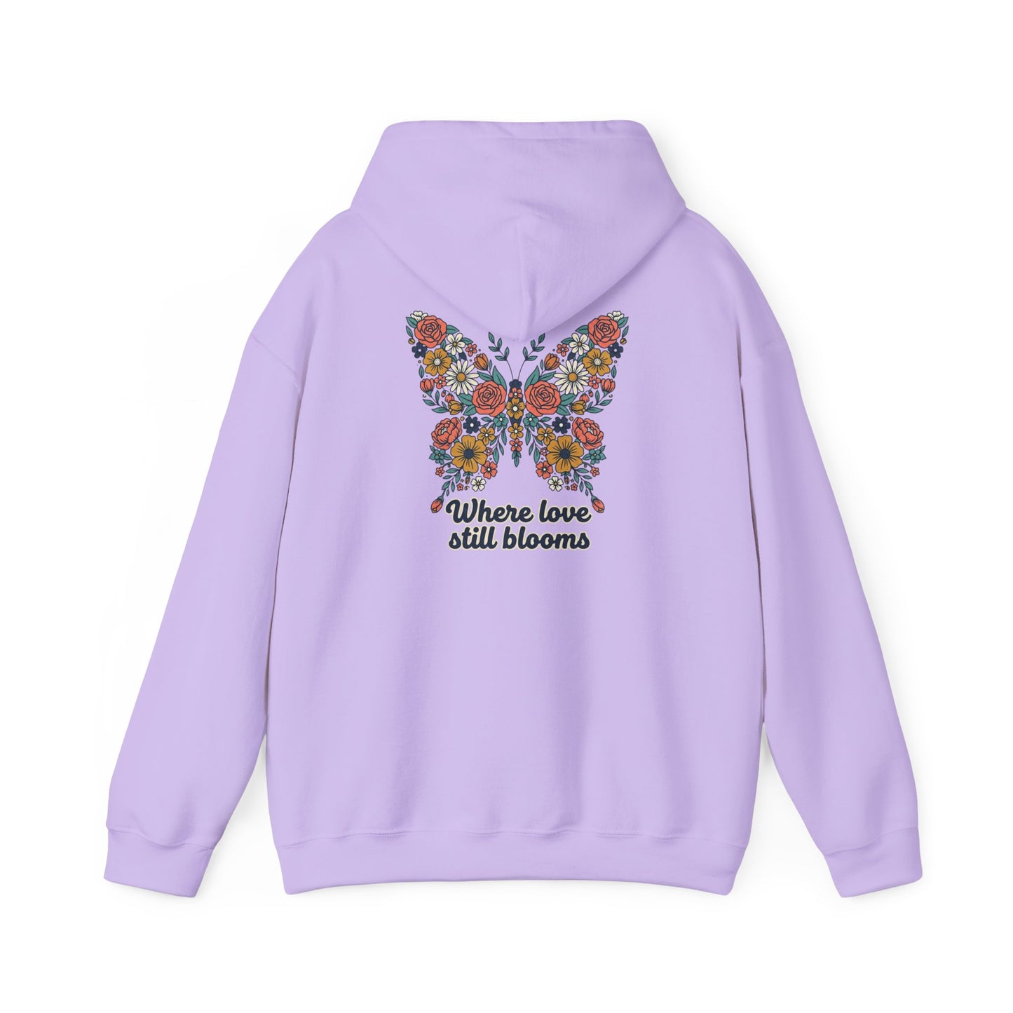 Baylee's Bloom Hoodie - Where Love Still Blooms, Butterfly Sweatshirt, Meaningful Gift
