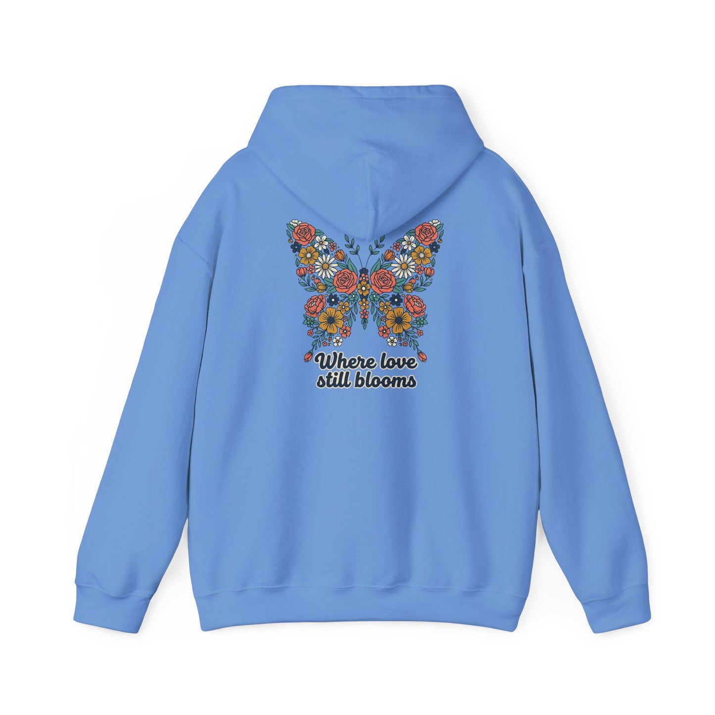 Baylee's Bloom Hoodie - Where Love Still Blooms, Butterfly Sweatshirt, Meaningful Gift