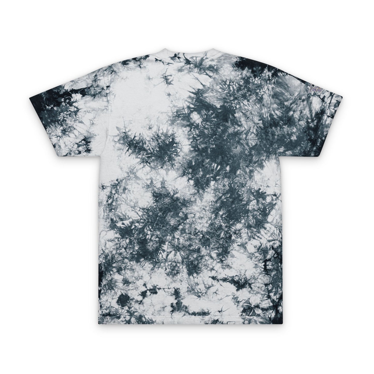 Tie-Dye Spiral Oversized T-Shirt — Embroidered Rainbow Swirl