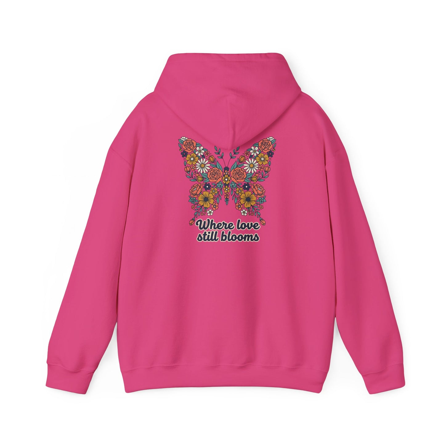 Baylee's Bloom Hoodie - Where Love Still Blooms, Butterfly Sweatshirt, Meaningful Gift
