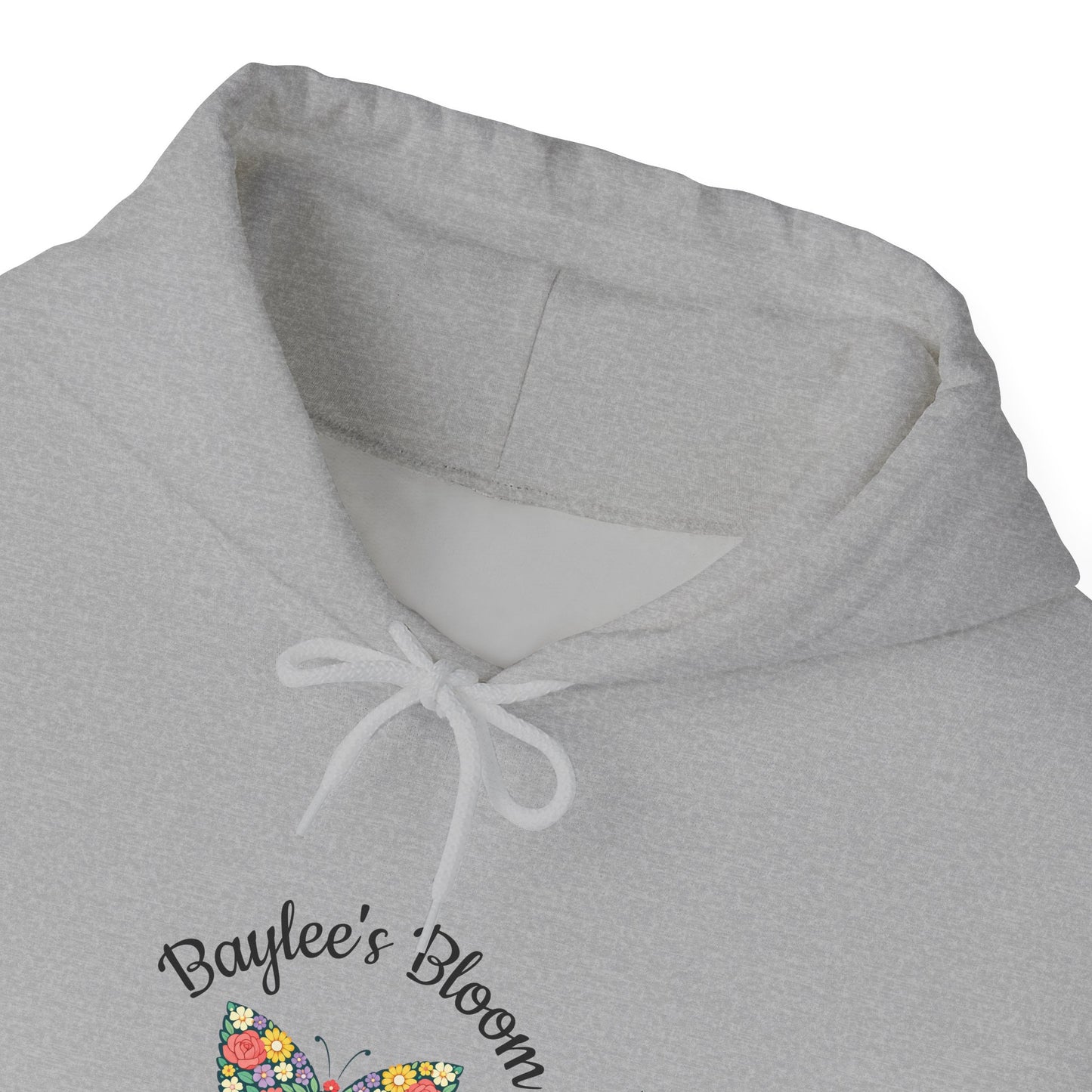 Baylee's Bloom Hoodie - Where Love Still Blooms, Butterfly Sweatshirt, Meaningful Gift