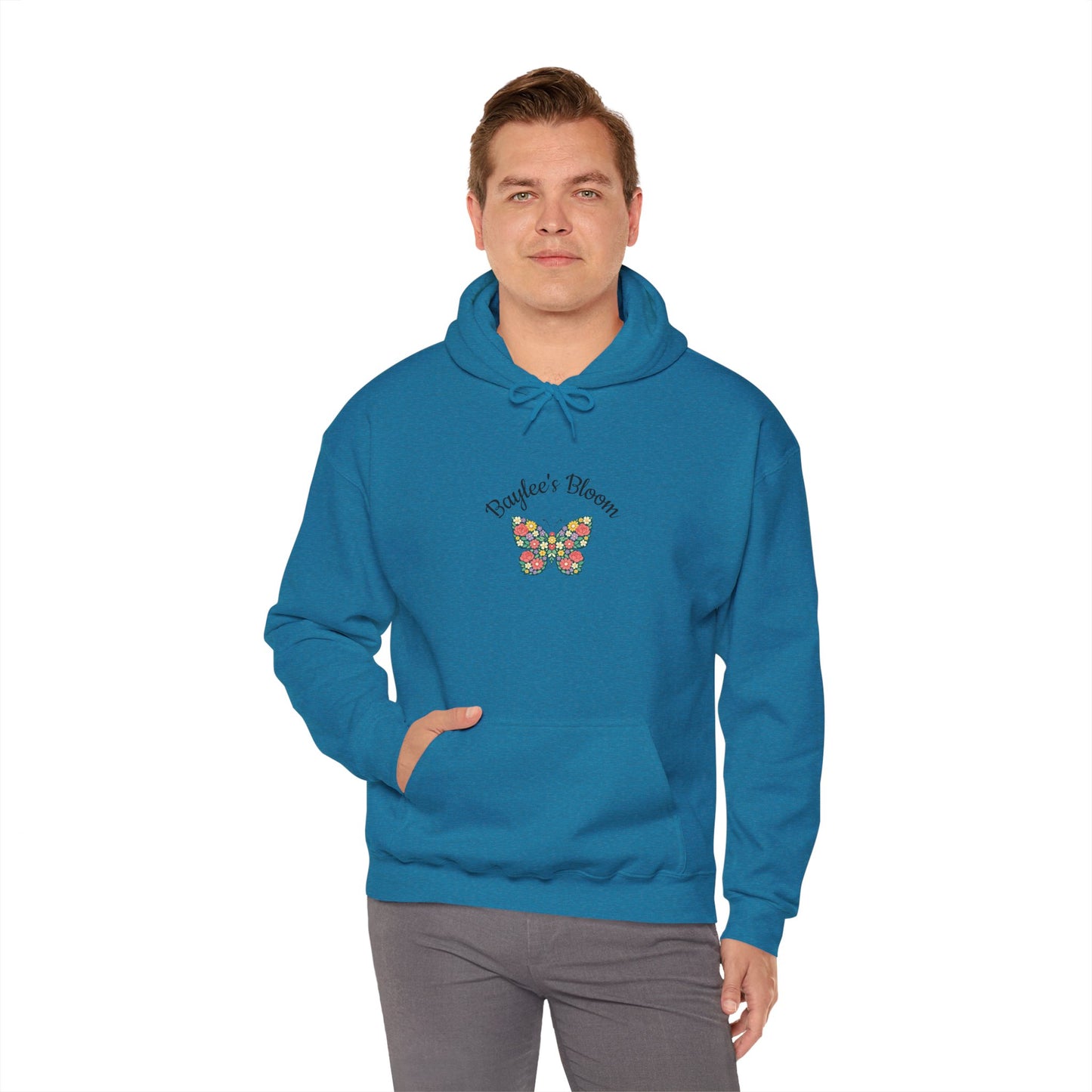 Baylee's Bloom Hoodie - Where Love Still Blooms, Butterfly Sweatshirt, Meaningful Gift
