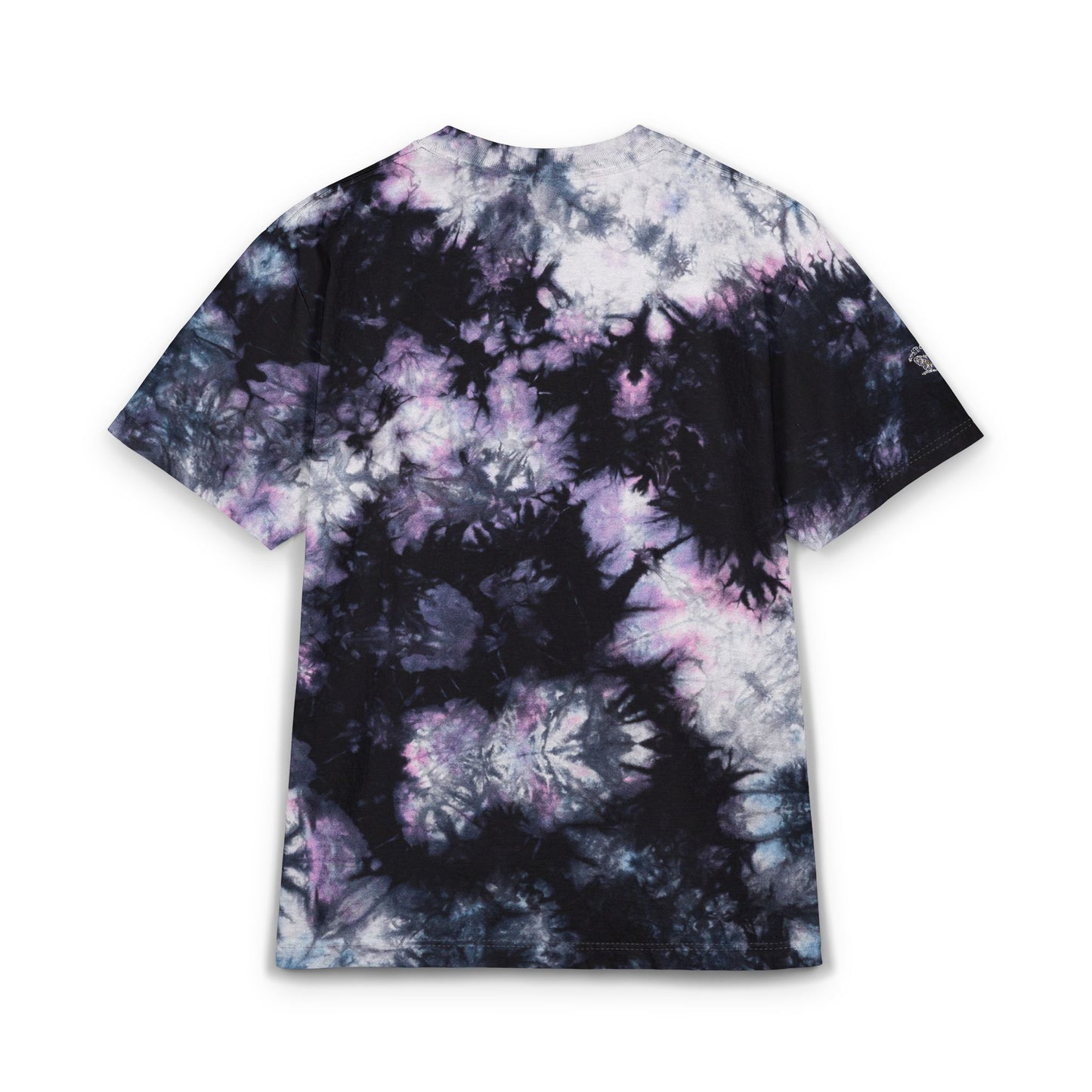 Tie-Dye Spiral Oversized T-Shirt — Embroidered Rainbow Swirl