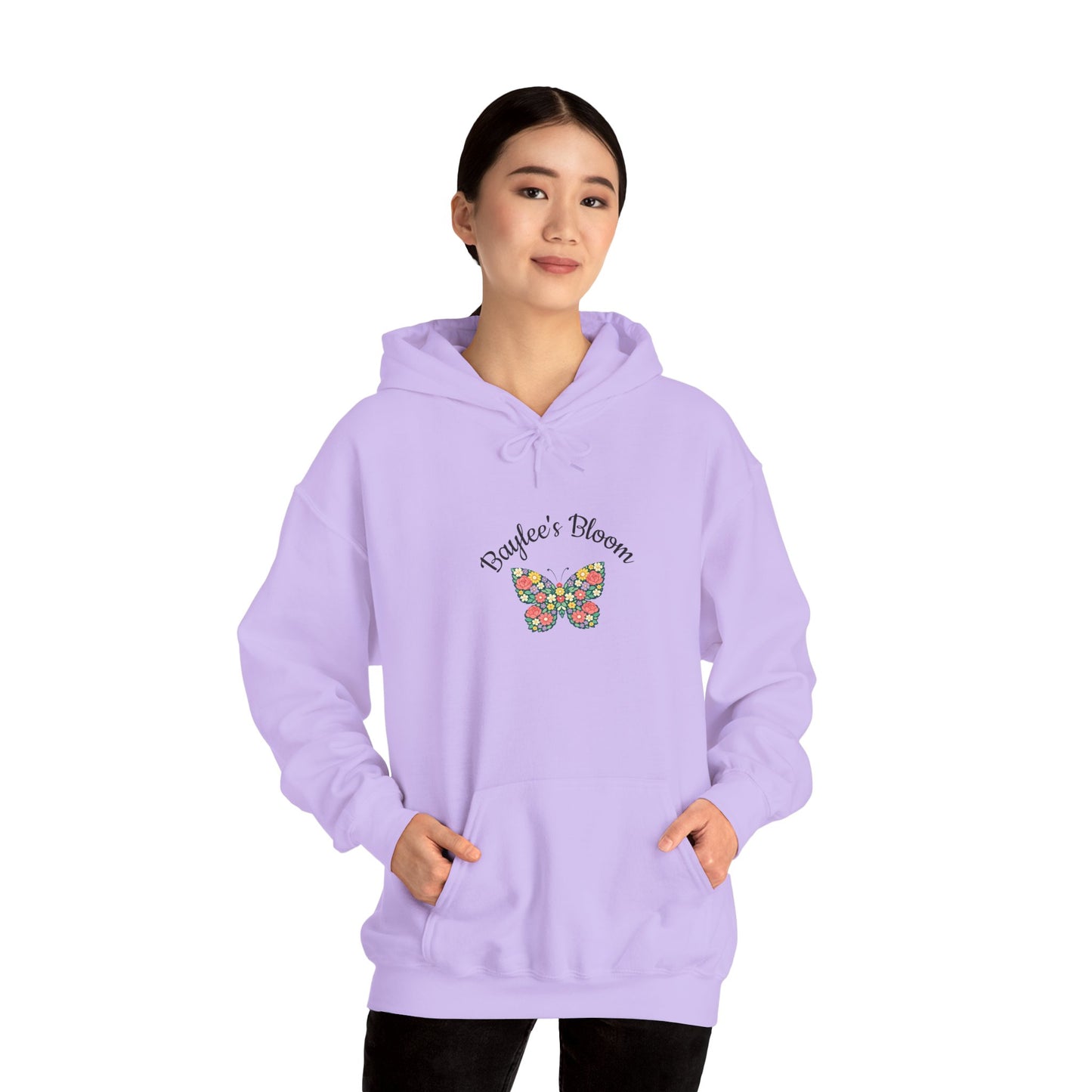Baylee's Bloom Hoodie - Where Love Still Blooms, Butterfly Sweatshirt, Meaningful Gift