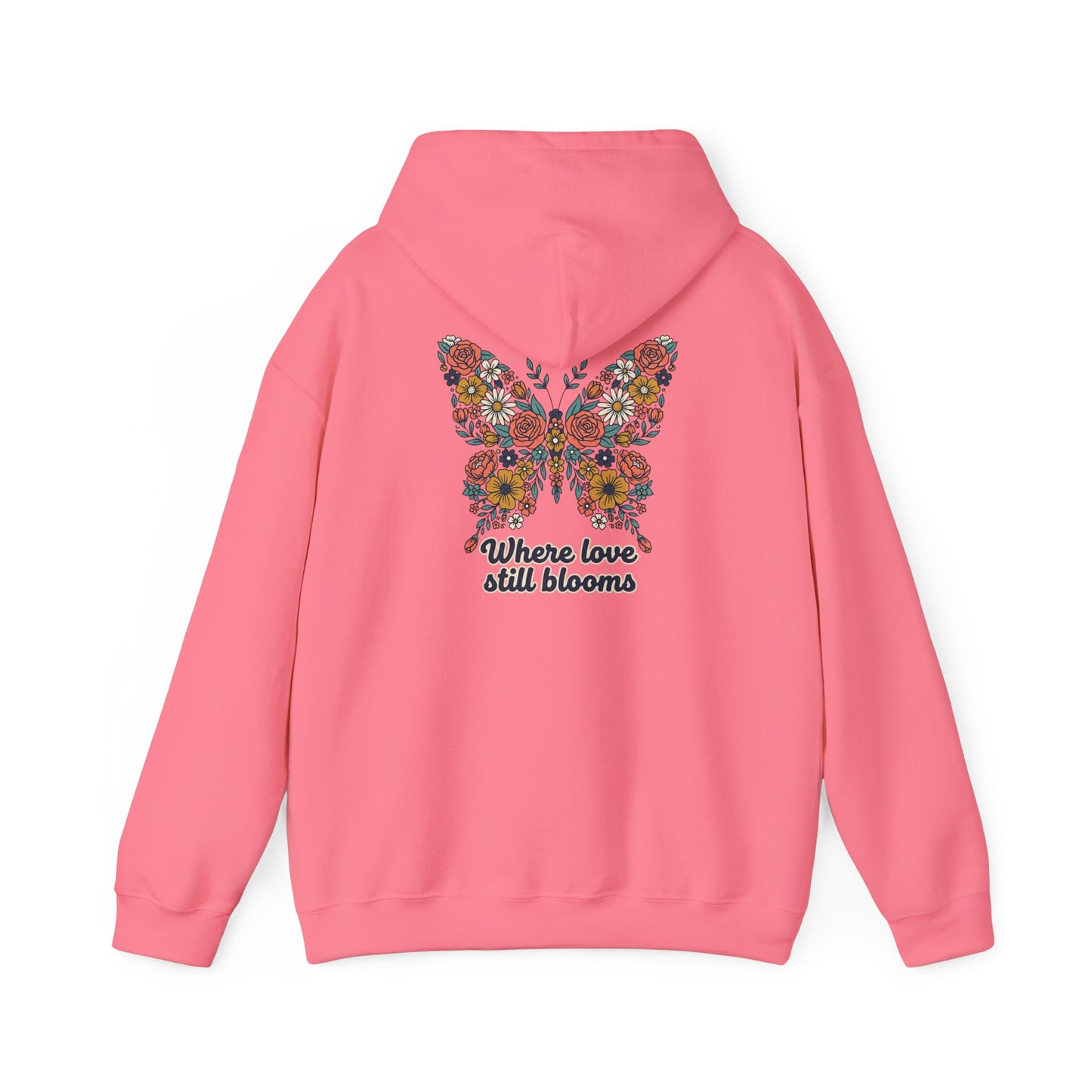 Baylee's Bloom Hoodie - Where Love Still Blooms, Butterfly Sweatshirt, Meaningful Gift