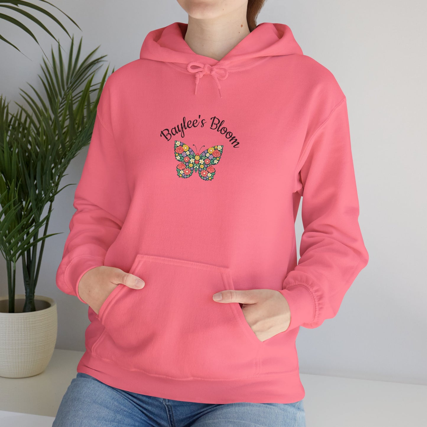 Baylee's Bloom Hoodie - Where Love Still Blooms, Butterfly Sweatshirt, Meaningful Gift