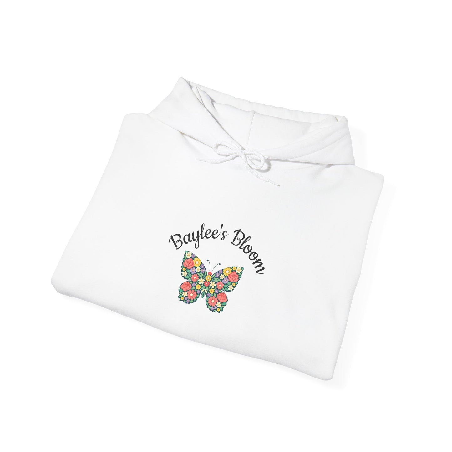 Baylee's Bloom Hoodie - Where Love Still Blooms, Butterfly Sweatshirt, Meaningful Gift