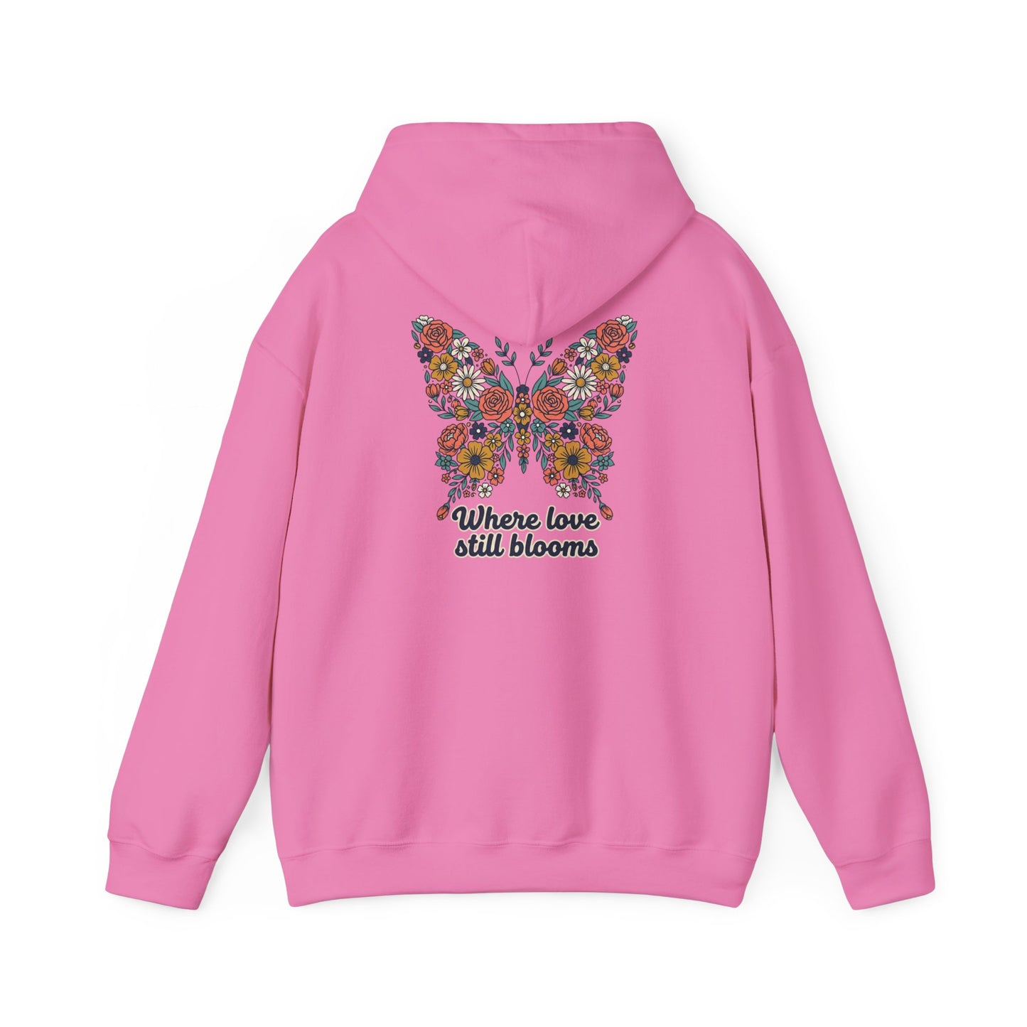 Baylee's Bloom Hoodie - Where Love Still Blooms, Butterfly Sweatshirt, Meaningful Gift