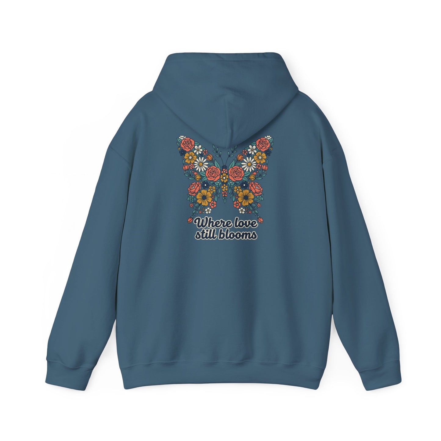 Baylee's Bloom Hoodie - Where Love Still Blooms, Butterfly Sweatshirt, Meaningful Gift